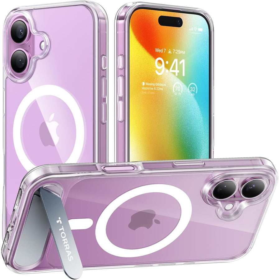 Torras iPhone 16 (6.1")  Pstand Case - Clear