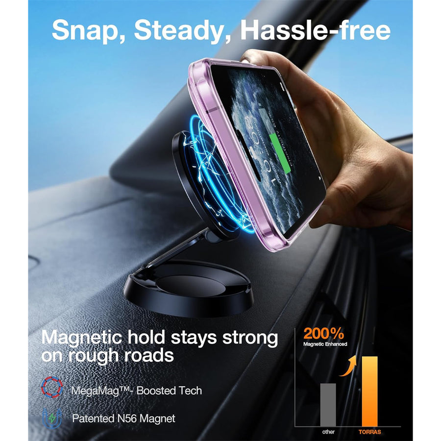Torras iPhone 16 (6.1")  Pstand Case - Clear