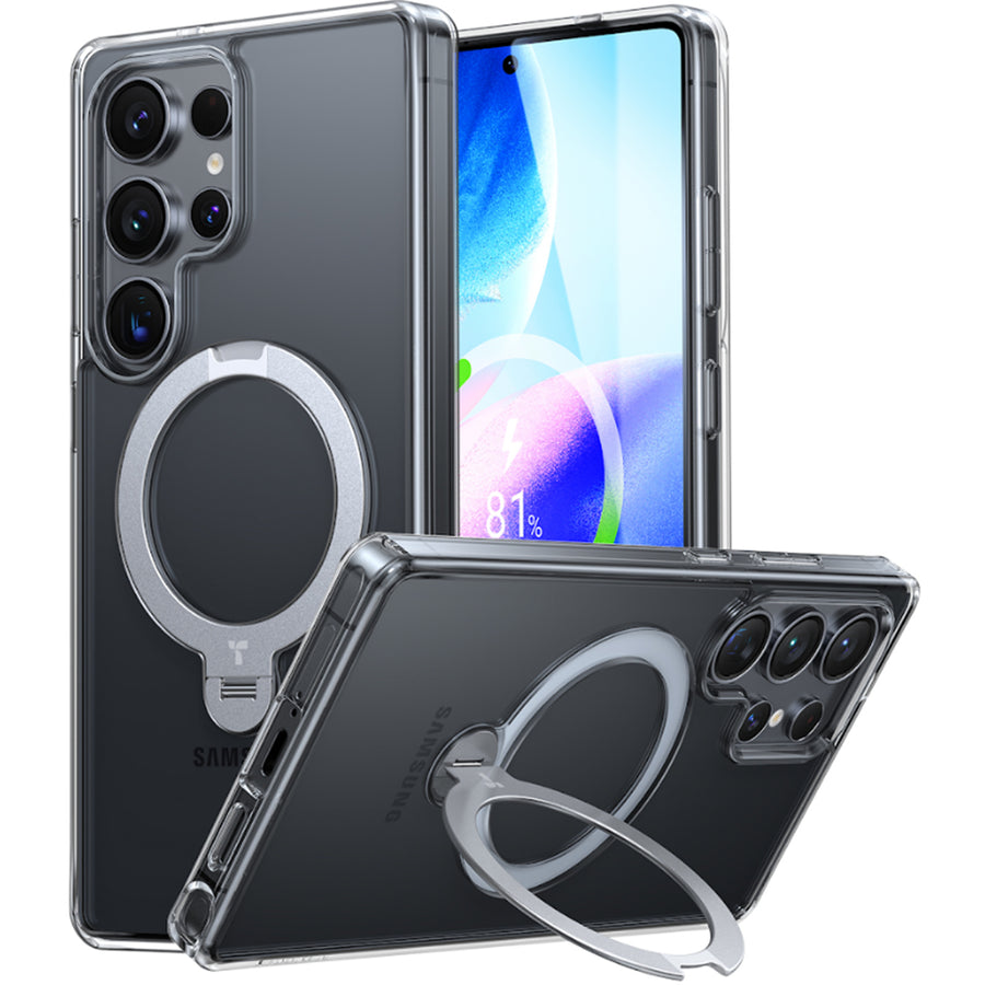 Torras Galaxy S25 Ultra 5G  Ostand Spin Case - Clear