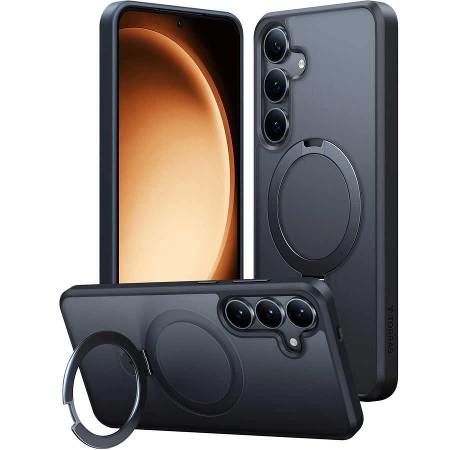 Torras Galaxy S25+ 5G  Ostand Matte Case - Black