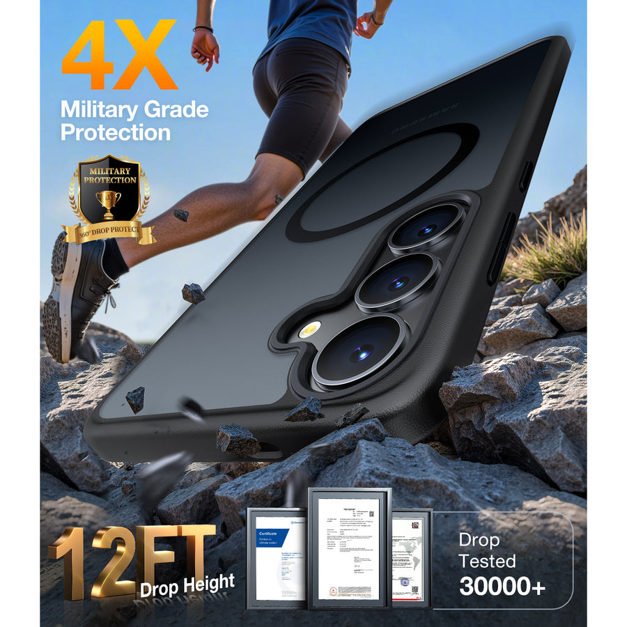 Torras Galaxy S25+ 5G Guardian  Magnetic Case - Black
