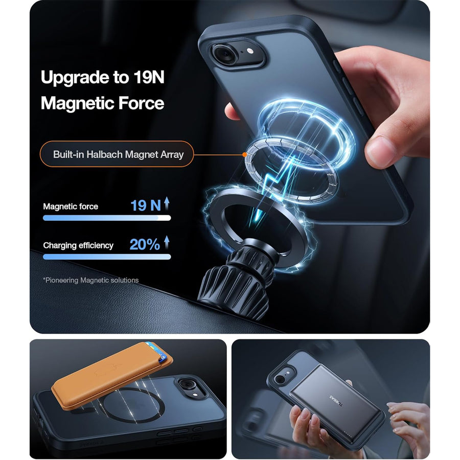 Torras iPhone 17e/16e Guardian  Magnetic Case - Black