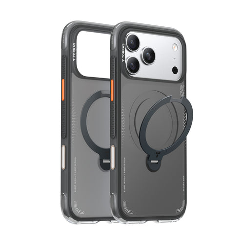 Torras iPhone 17 Pro Max (6.9") 2025  Ostand Spin Air Case - Black