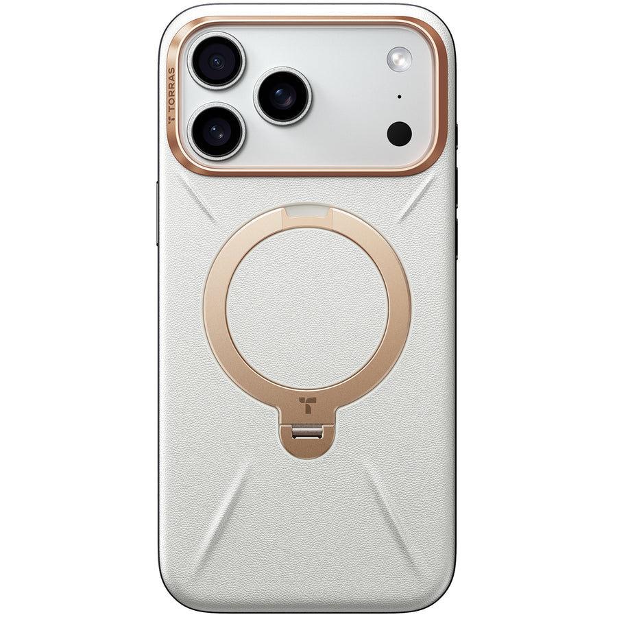 Torras iPhone 17 Pro Max (6.9") 2025  Ostand Spin VegSkin Case - Grey