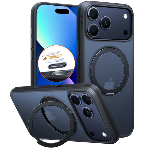 Torras iPhone 17 Pro Max (6.9") 2025  Ostand Pro Case - Black