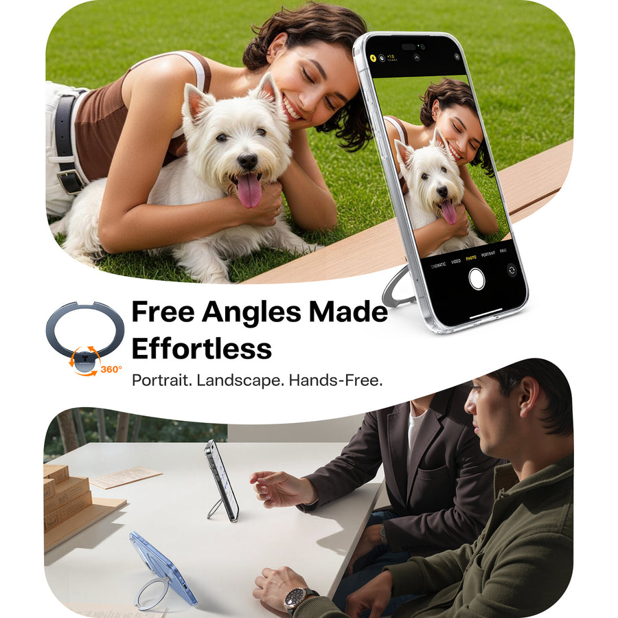 Torras iPhone Air (6.5") 2025  Ostand Spin Case - Clear