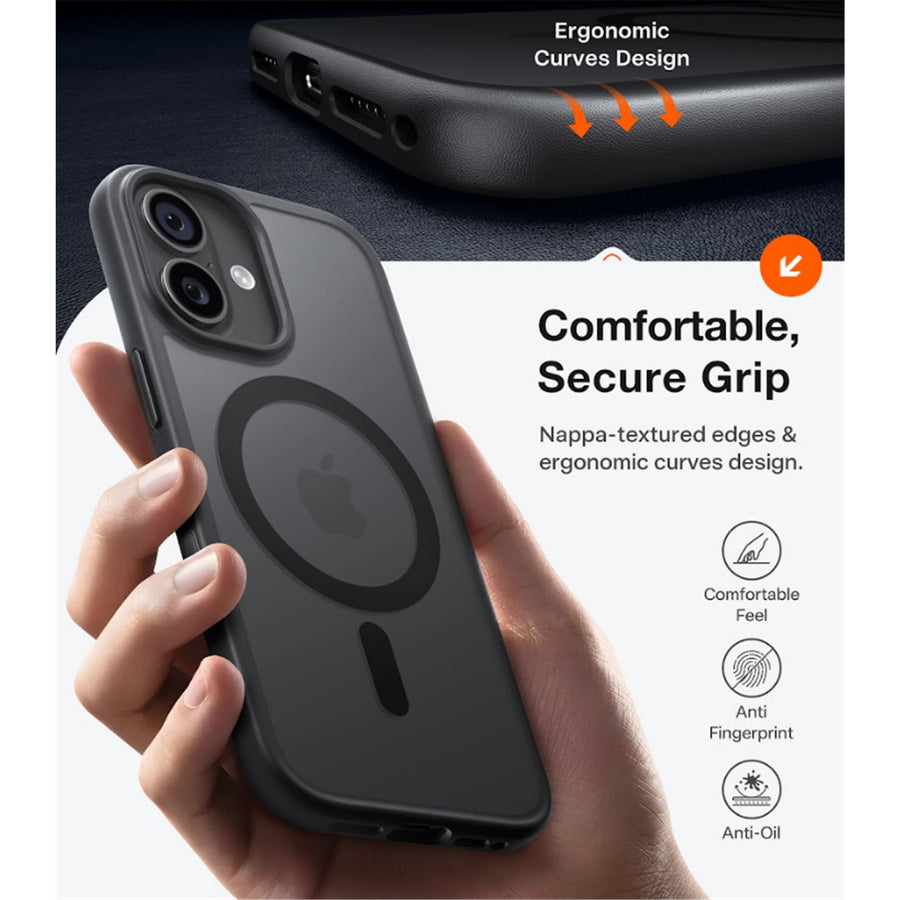 Torras iPhone 17 (6.3") 2025  Guardian Magnetic Case - Black