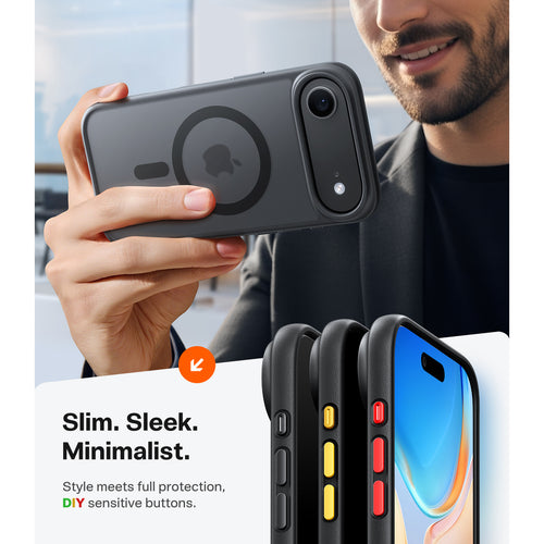 Torras iPhone Air (6.5") 2025  Guardian Magnetic Case - Black