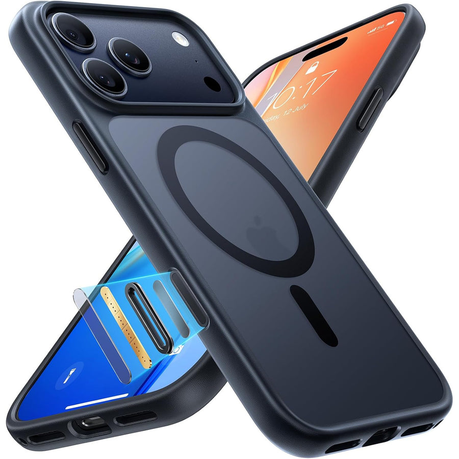 Torras iPhone 17 Pro (6.3") 2025  Guardian Magnetic Case - Black