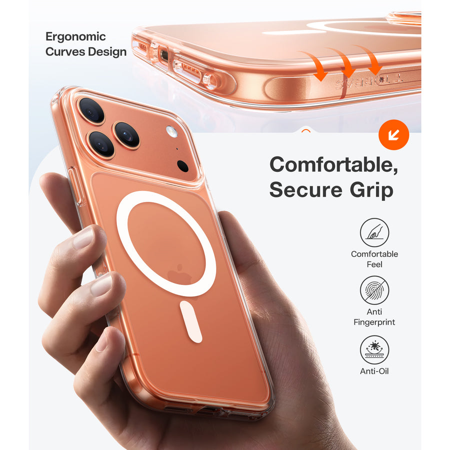Torras iPhone 17 Pro Max (6.9") 2025  Guardian Magnetic Case - Clear