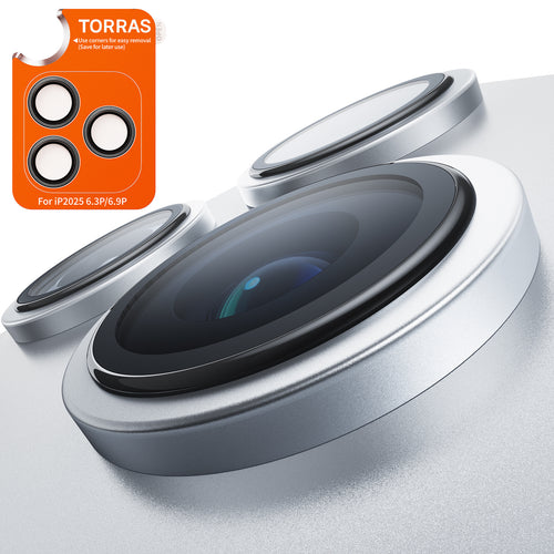 Torras iPhone 17 Pro/17 Pro Max 2025   Camera Lensguard - Sliver