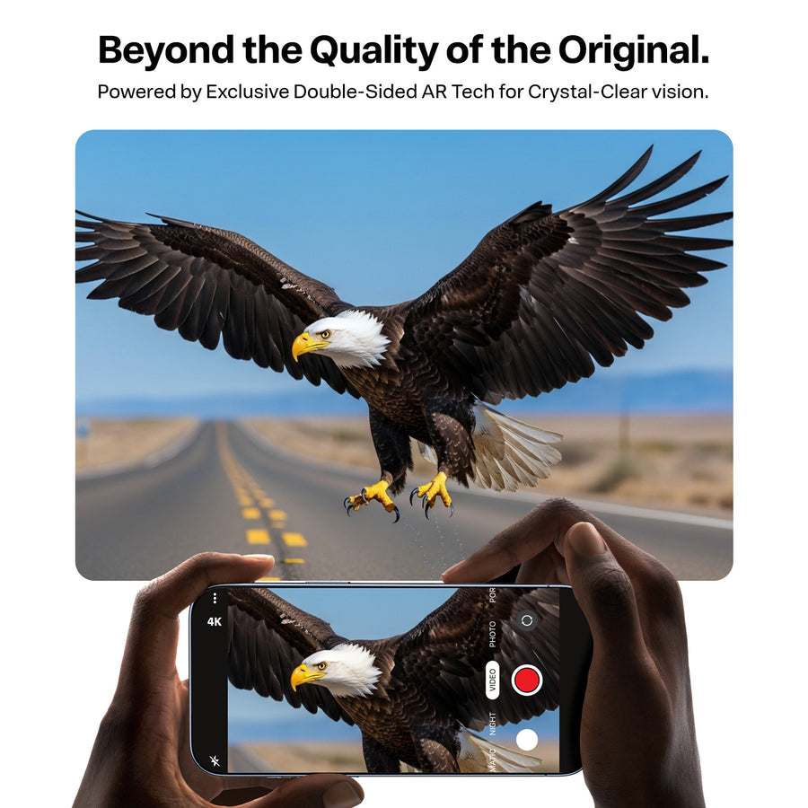 Torras iPhone 17 Pro/17 Pro Max 2025   Camera Lensguard - Sliver
