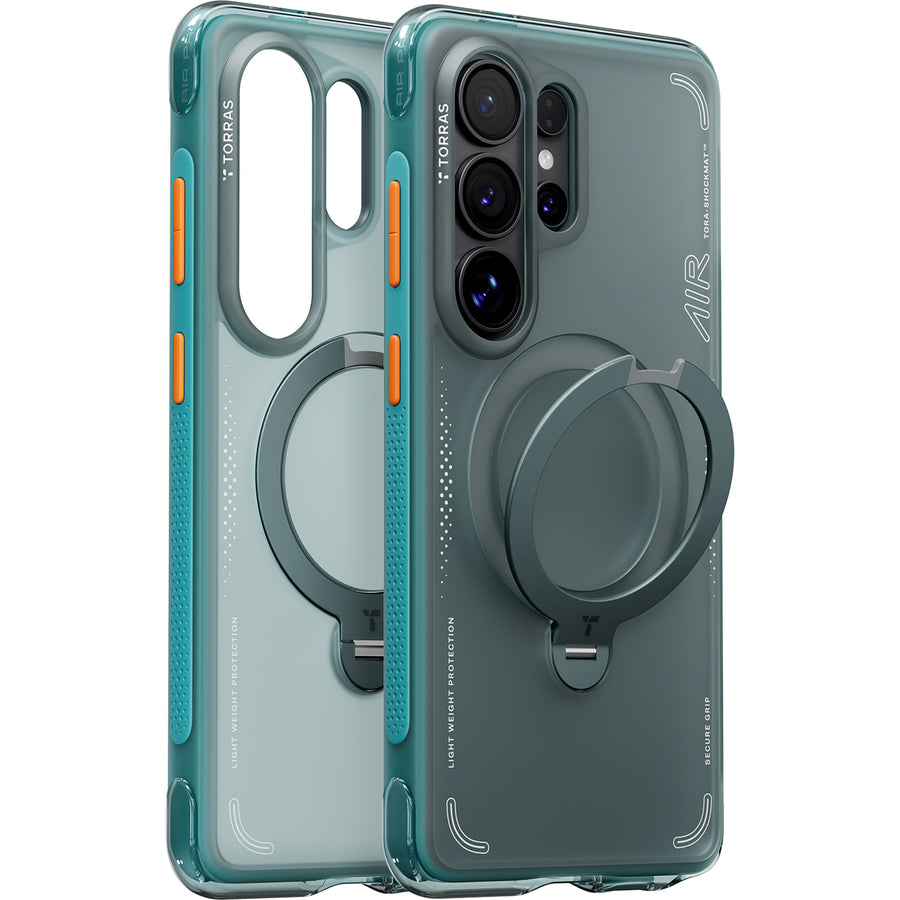 Torras Galaxy S26 Ultra  Ostand Q3 Air Case - Glacier Green