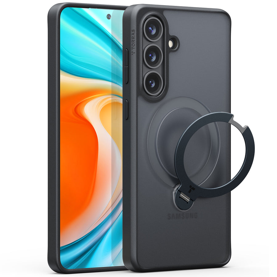 Torras Galaxy S26+  Ostand Q3 Spin Case - Black