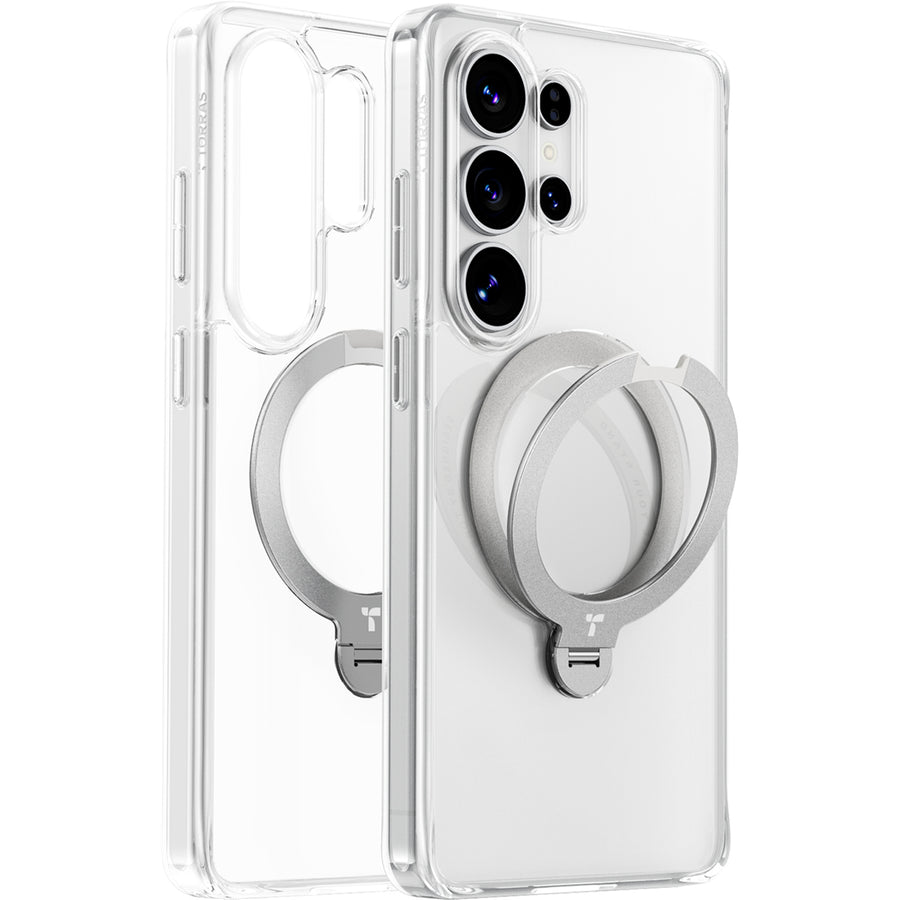 Torras Galaxy S26 Ultra  Ostand Q3 Spin Case - Clear