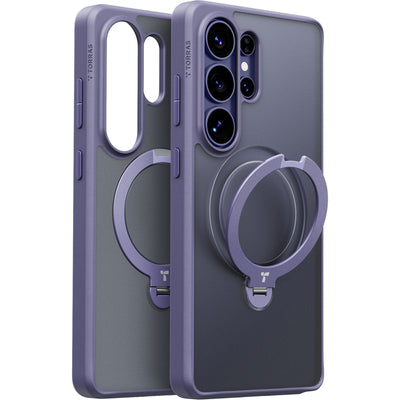 Torras Galaxy S26 Ultra  Ostand Q3 Spin Case - Dark Purple