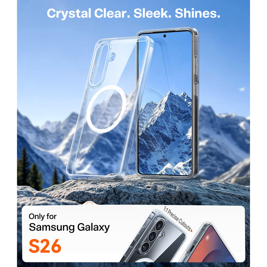 Torras Galaxy S26+ Guardian  Magnetic Case - Clear