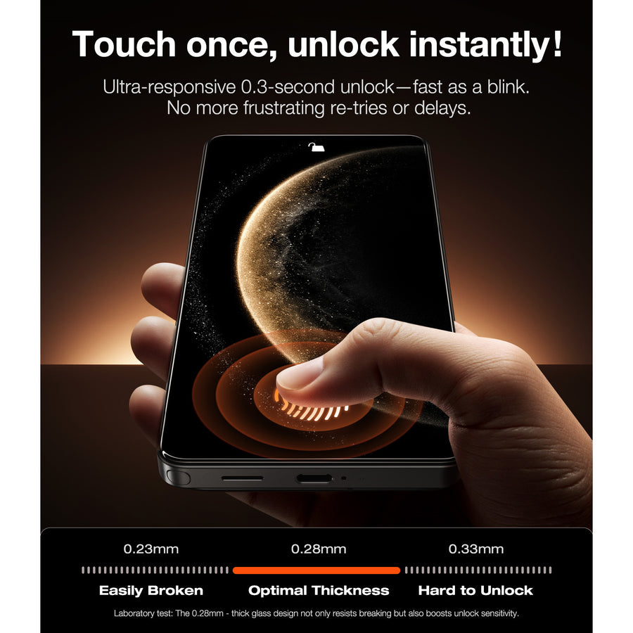Torras Galaxy S26 Ultra   Premium Tempered Privacy Glass Screen Protector - Black