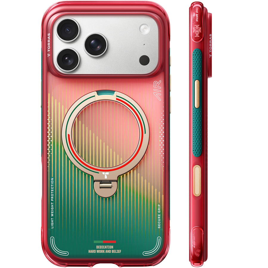 Torras iPhone 17 Pro  Ostand Case - Portugal Official Team Limited Edition - Glory Slash