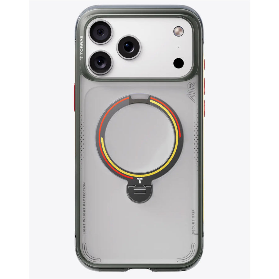 Torras iPhone 17 Pro Max  Ostand Q3 Air Case - Football Limited Edition - Iron
