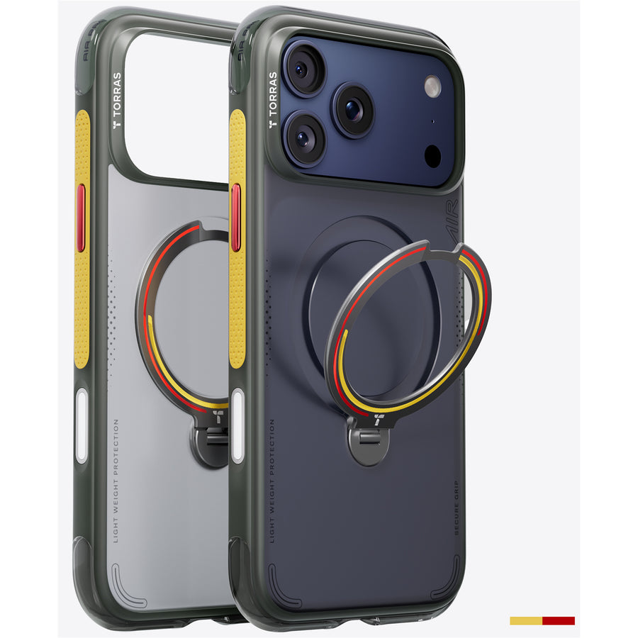 Torras iPhone 17 Pro Max  Ostand Q3 Air Case - Football Limited Edition - Iron