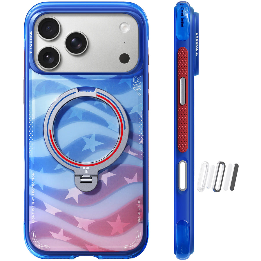 Torras iPhone 17 Pro  Ostand Q3 Air Case - Football Limited Edition - Starlight