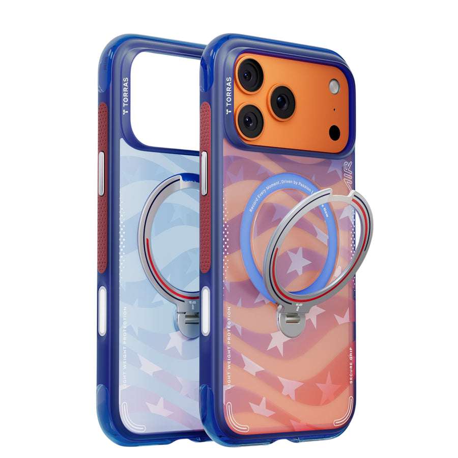 Torras iPhone 17 Pro Max  Ostand Q3 Air Case - Football Limited Edition - Starlight
