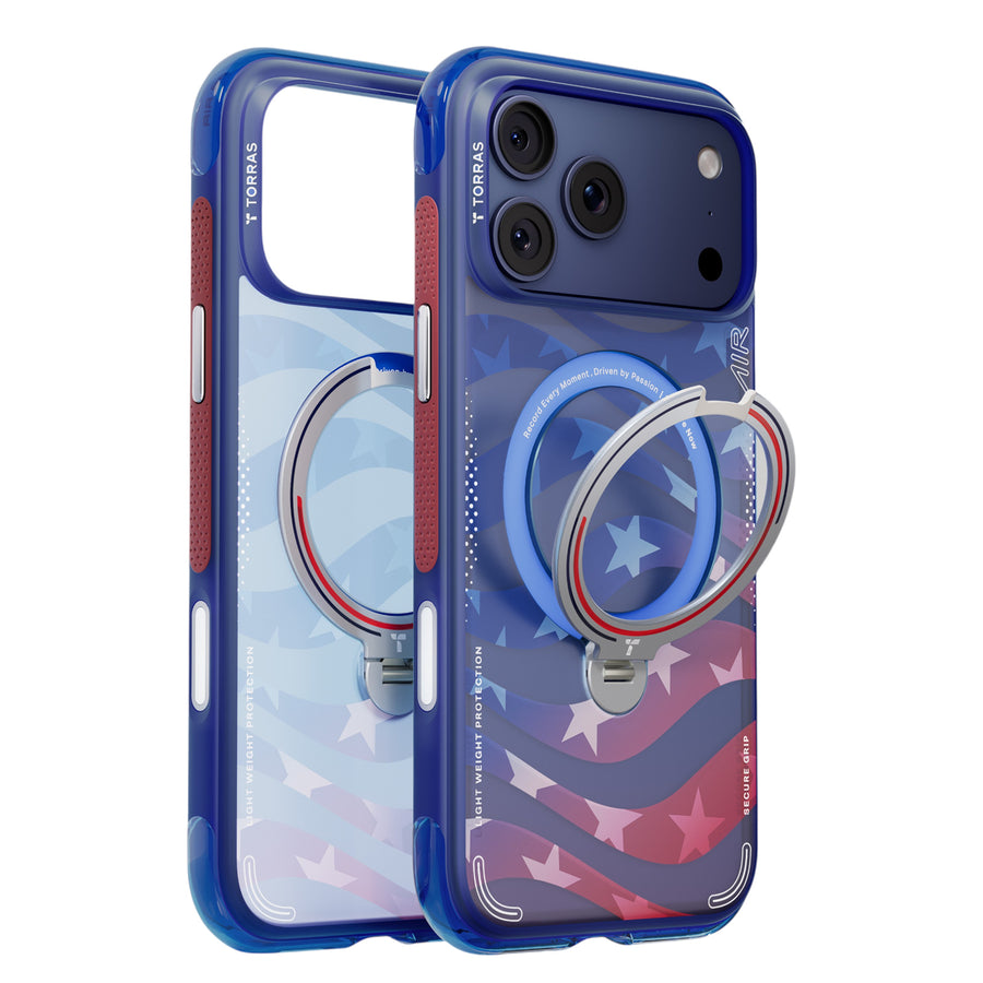 Torras iPhone 17 Pro Max  Ostand Q3 Air Case - Football Limited Edition - Starlight