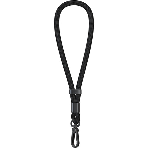 Torras LoopGo Flex Universal Wrist Phone Lanyard - Black - Multi-Function - Adjustable Premium Metal Buckles - Skin-Friendly - Lightweight & Comfortable - Built to Last - Come with 2 Phone Tabs