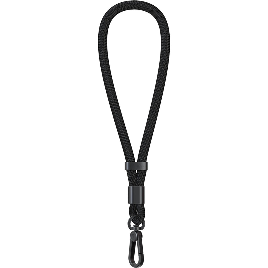 Torras LoopGo Flex Universal Wrist Phone Lanyard - Black - Multi-Function - Adjustable Premium Metal Buckles - Skin-Friendly - Lightweight & Comfortable - Built to Last - Come with 2 Phone Tabs