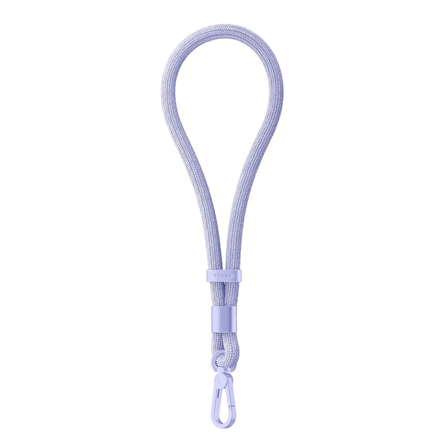 Torras LoopGo Flex Universal Wrist Phone Lanyard - Purple - Multi-Function - Adjustable Premium Metal Buckles - Skin-Friendly - Lightweight & Comfortable - Built to Last - Come with 2 Phone Tabs