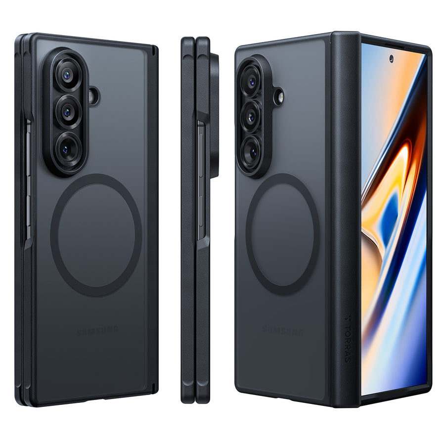 Torras Galaxy Z Fold8 Ultra Guardian Magnetic Case   - Black