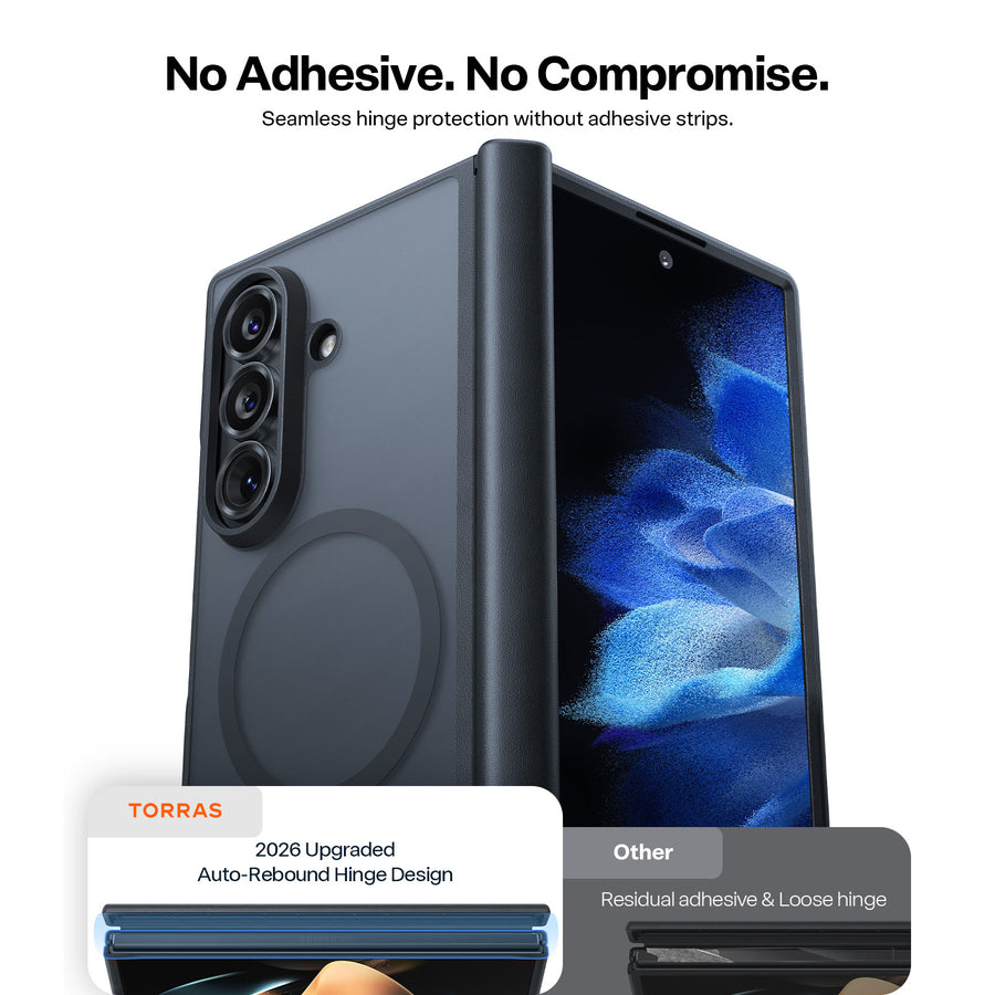 Torras Galaxy Z Fold8 Ultra Guardian Magnetic Case   - Black