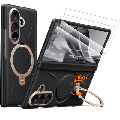 Torras Galaxy Z Fold8 Ultra Ostand Spin VegSkin Case   - Black