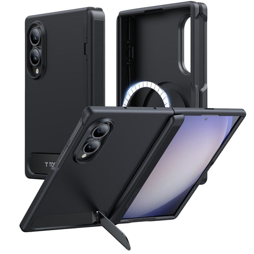 Torras Galaxy Z Fold8 Ostand L1 Guardian Case   - Black