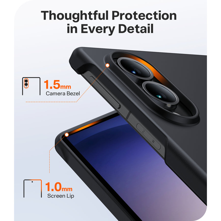 Torras Galaxy Z Fold8 Ostand L1 Guardian Case   - Black