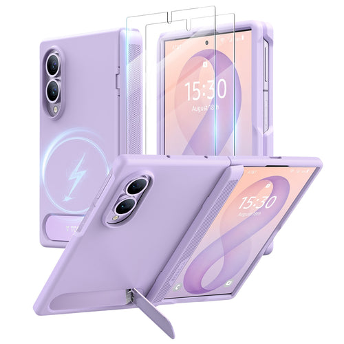 Torras Galaxy Z Fold8 Ostand L1 Guardian Case   - Light Purple