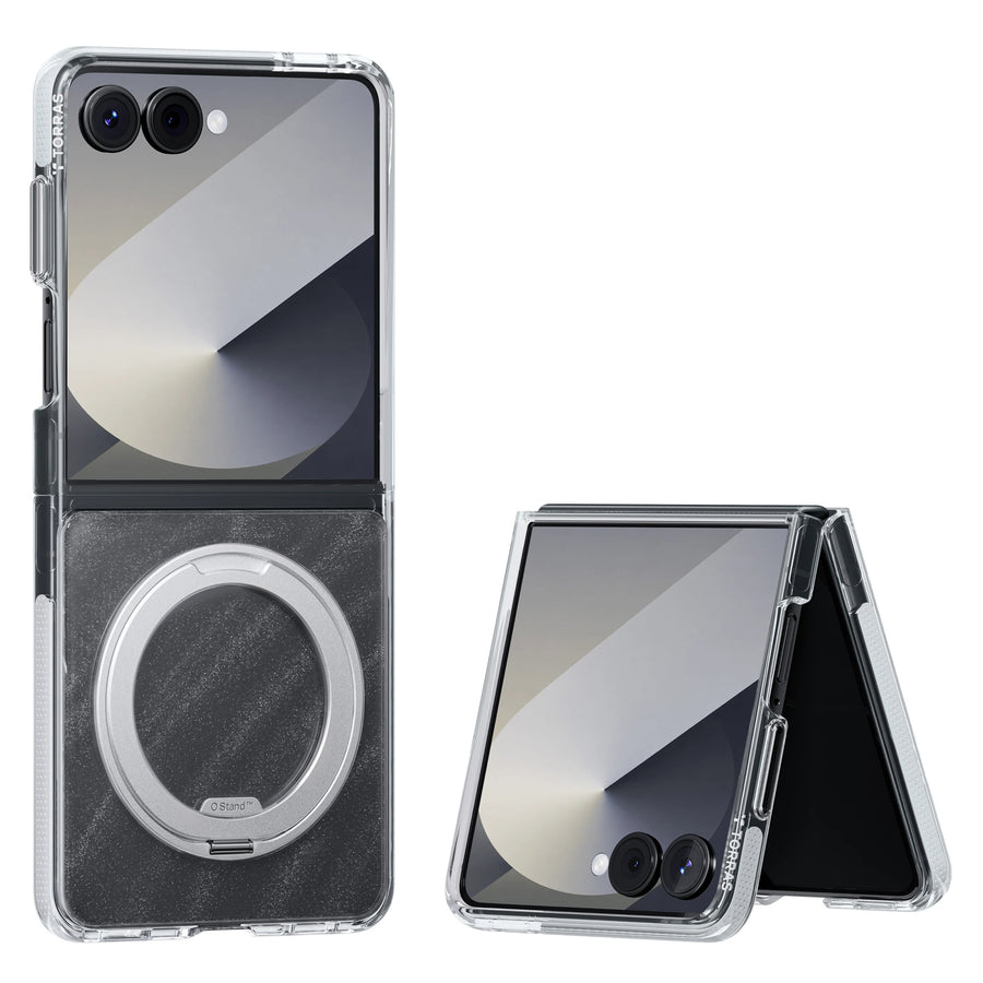 Torras Galaxy Z Flip8 Ostand O3 Hue Case   - Clear