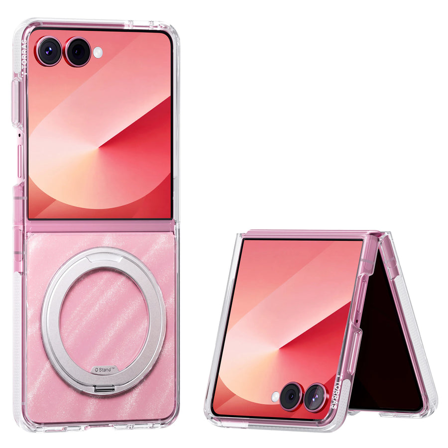 Torras Galaxy Z Flip8 Ostand O3 Hue Case   - Clear