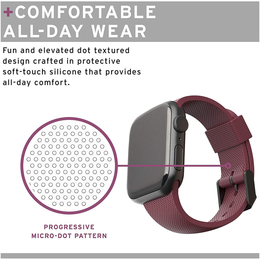 Urban Armour Gear 19248K314747 - U by UAG Apple Watch 38/40 Strap - Aubergine
