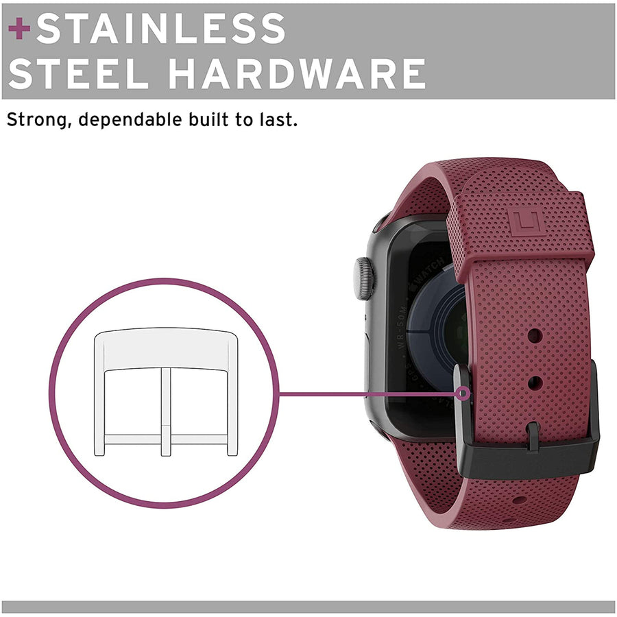 Urban Armour Gear 19248K314747 - U by UAG Apple Watch 38/40 Strap - Aubergine