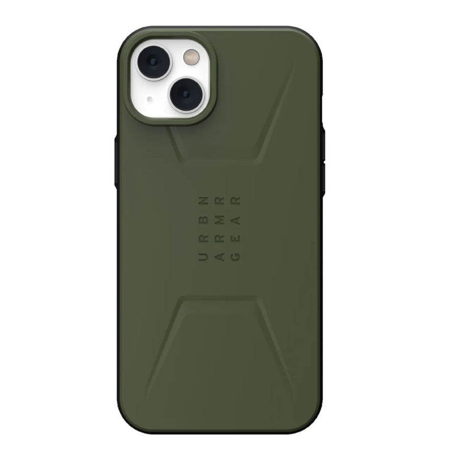 Urban 114037117272 Urban Armor Gear iPhone 14 Plus Civilian MagSafe Case - Olive