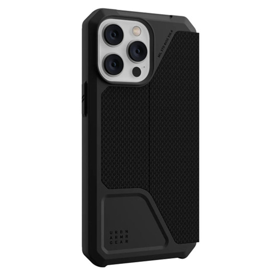 Urban Armour Gear 114046113940 - UAG Metropolis - iPhone 14 Pro - Kevlar Black