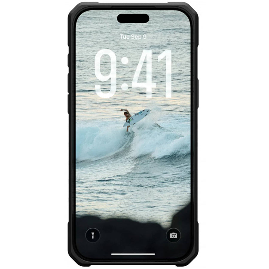 Urban Armor Gear iPhone 17 Pro Max (6.9") Pathfinder Clear MagSafe Phone Case - Ice/Silver