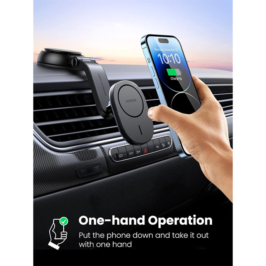 UGREEN  CD345 15W Magnetic Wireless Car Charger