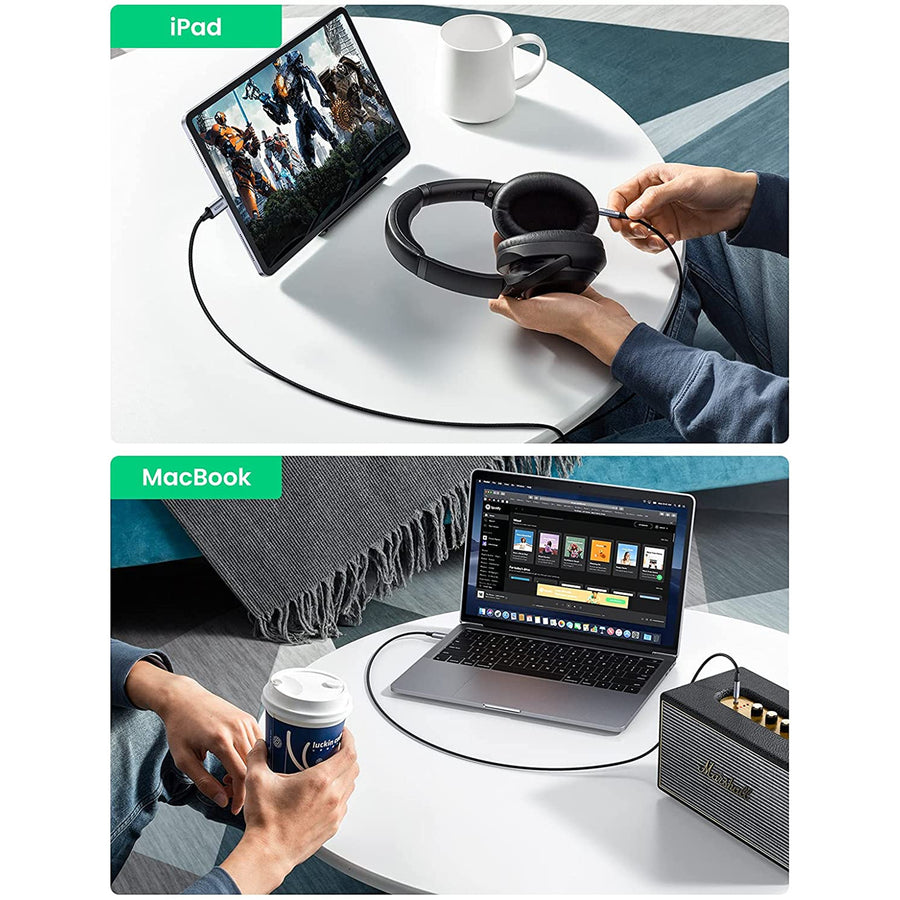 UGREEN  UG-20192  USB-C to 3.5mm Audio Cable - 1m