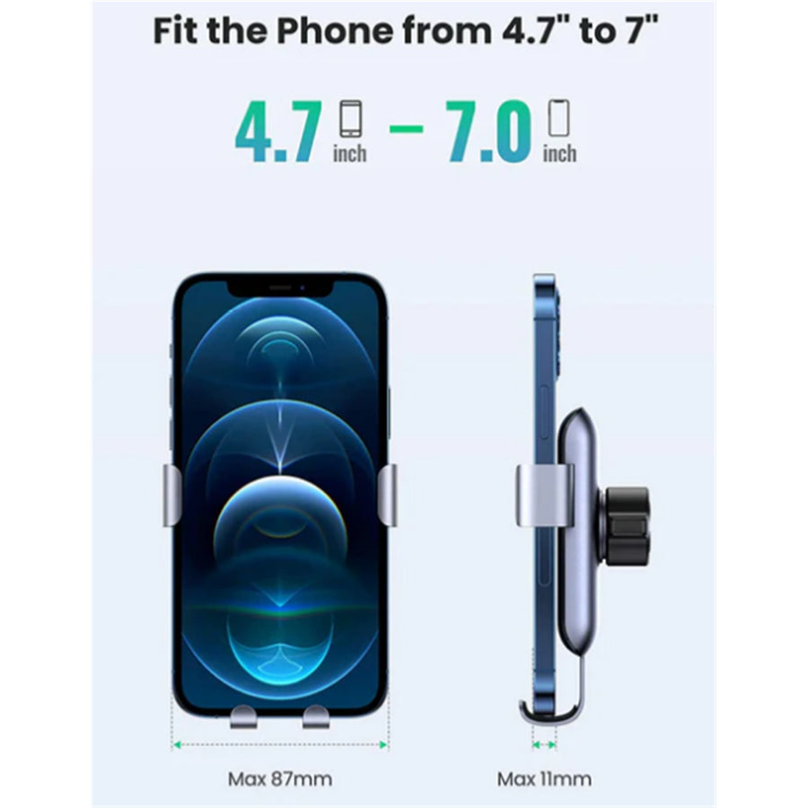 UG-30401 - Ugreen Round Air Vent Gravity Phone Holder Gray