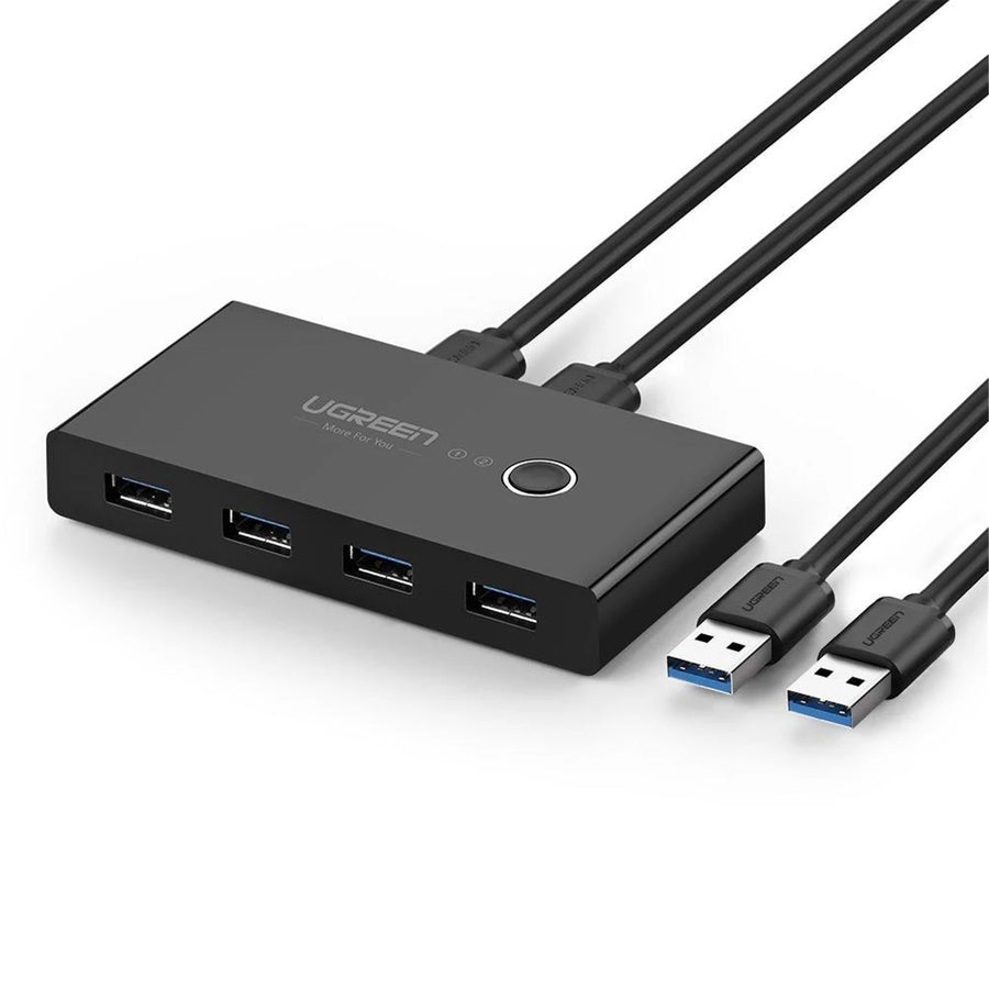 UGREEN UG-30768 USB 3.0 Sharing Switch Box, 2 Eingänge, 4 Ausgänge