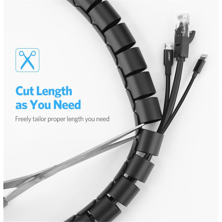 UGREEN  UG-30820  Cable Management Sleeve - 5m - Black