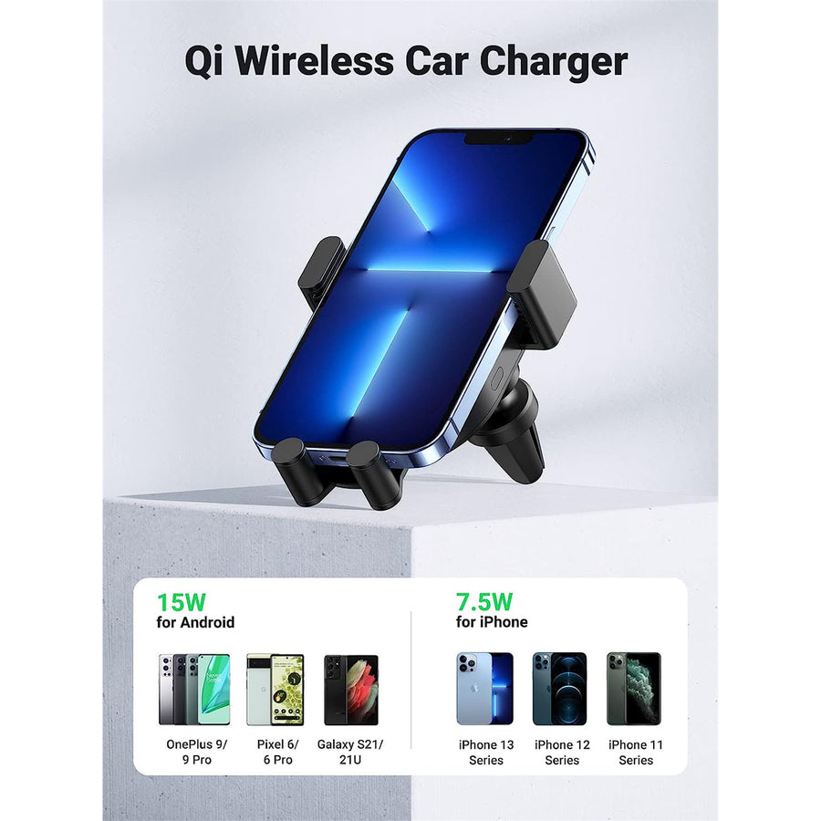 UGREEN  UG-40118 15W Qi Induction Wireless Fast Car Charger
